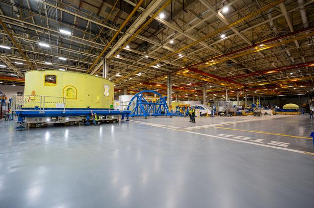 NASA image: Forward Skirt for Artemis III SLS Core Stage Moves for Next Phase of Production